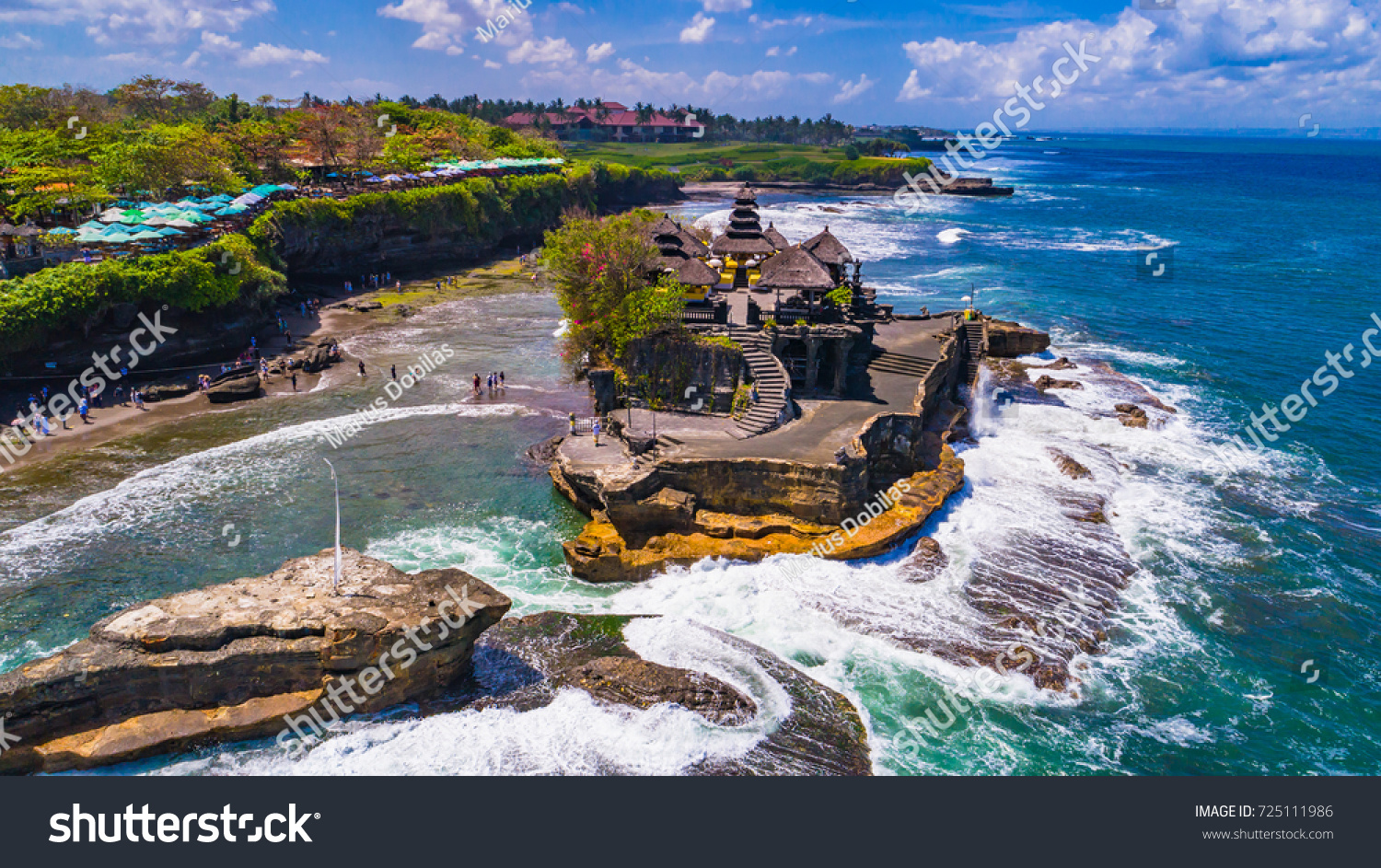 Tanah Lot - Temple in the Ocean. Bali  Indonesia.