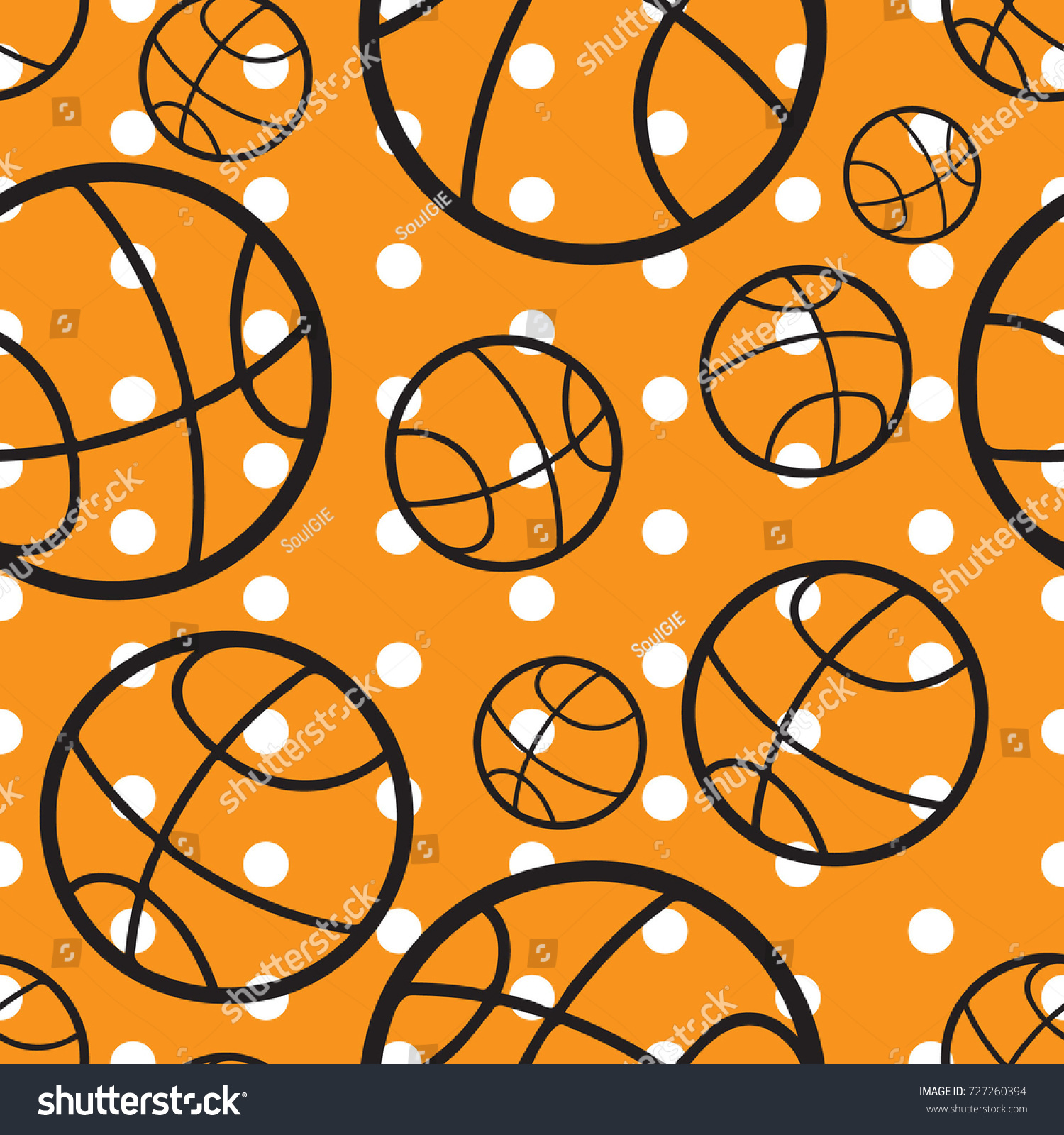 basketball vector  basketball seamless pattern  basketball background texture