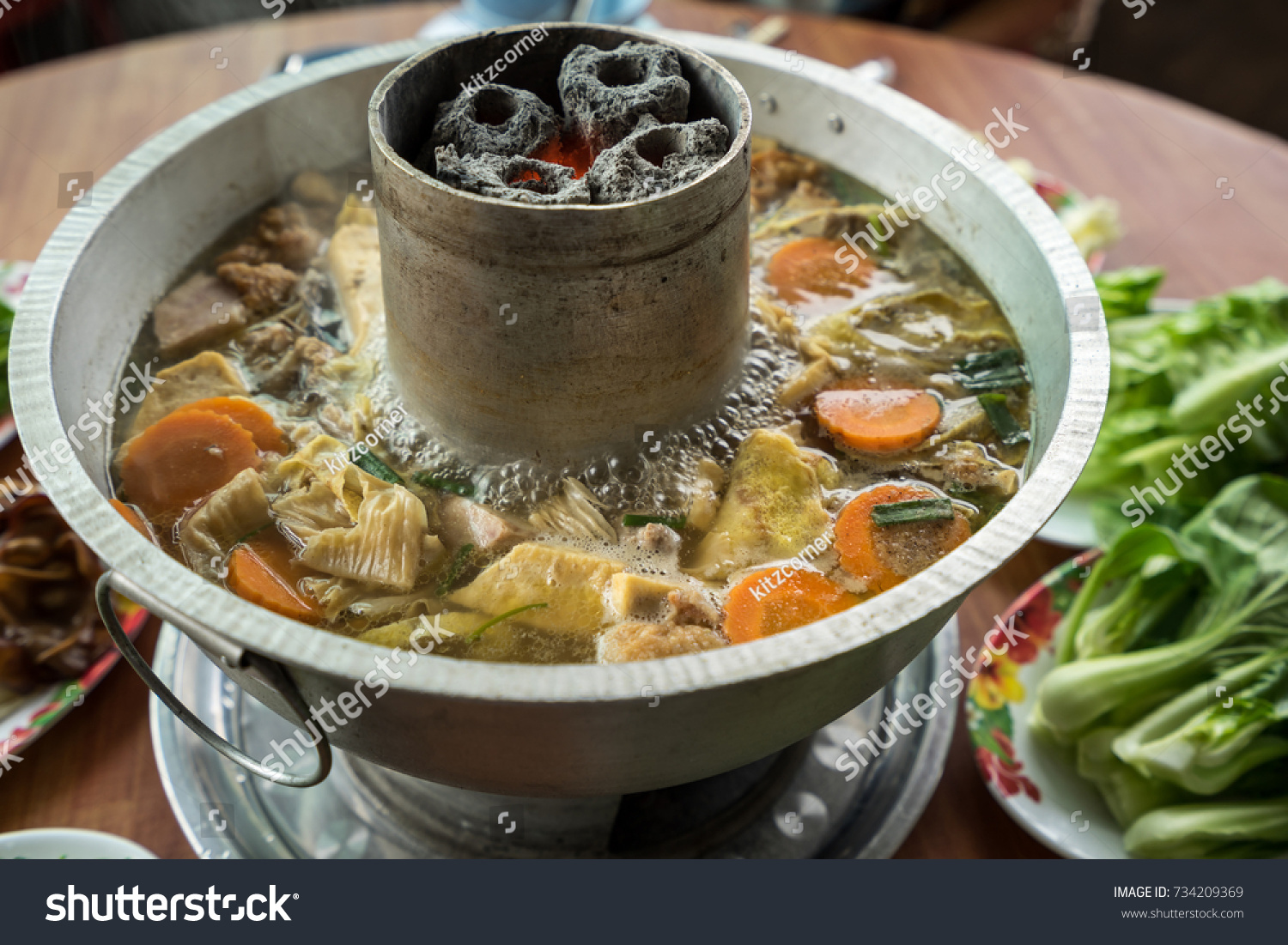 Chinese Yunnan sukiyaki hotpot