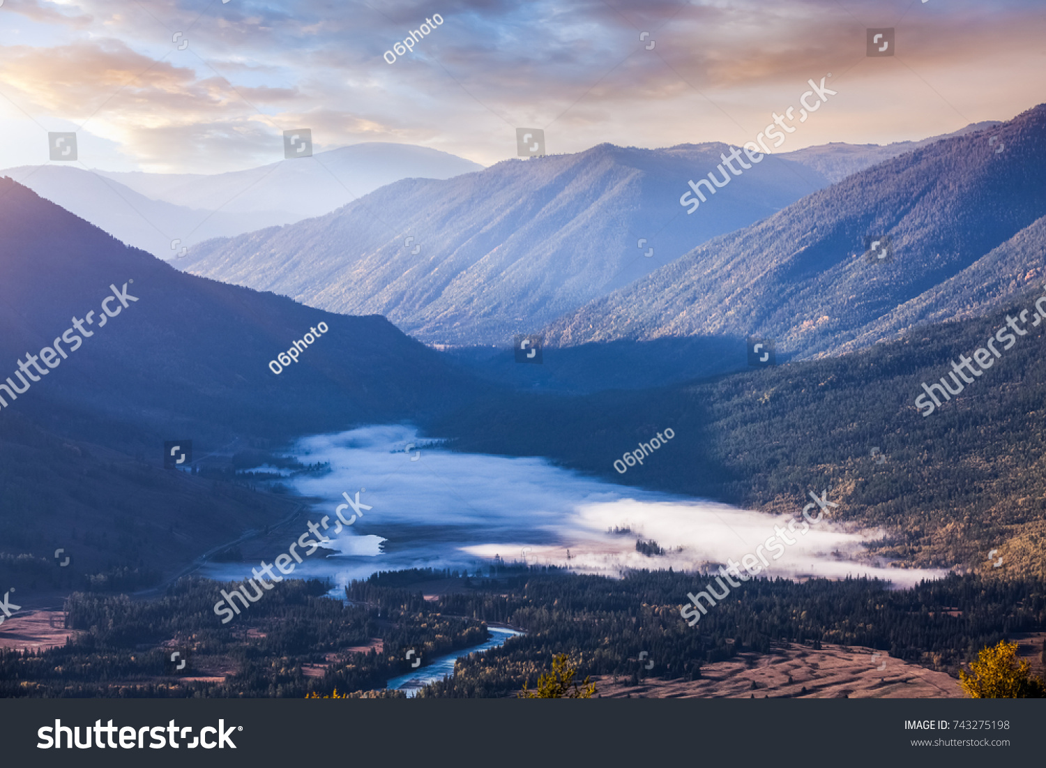 mountains in Kanas of China