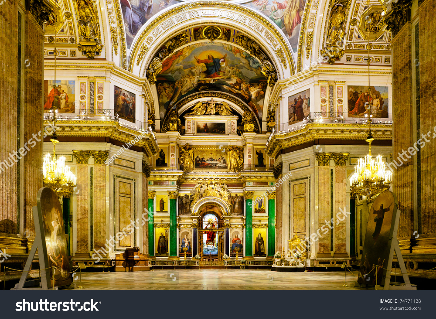 Interior of St. Isaac's Cathedral