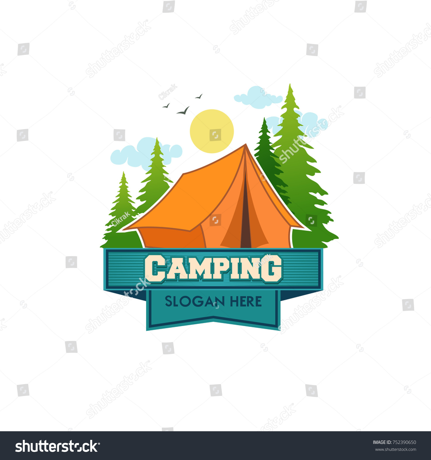 Illustration for sport camping  climbing  emblem climbing  hobby illustration. Vintage mountain camping vector logo and labels set. 