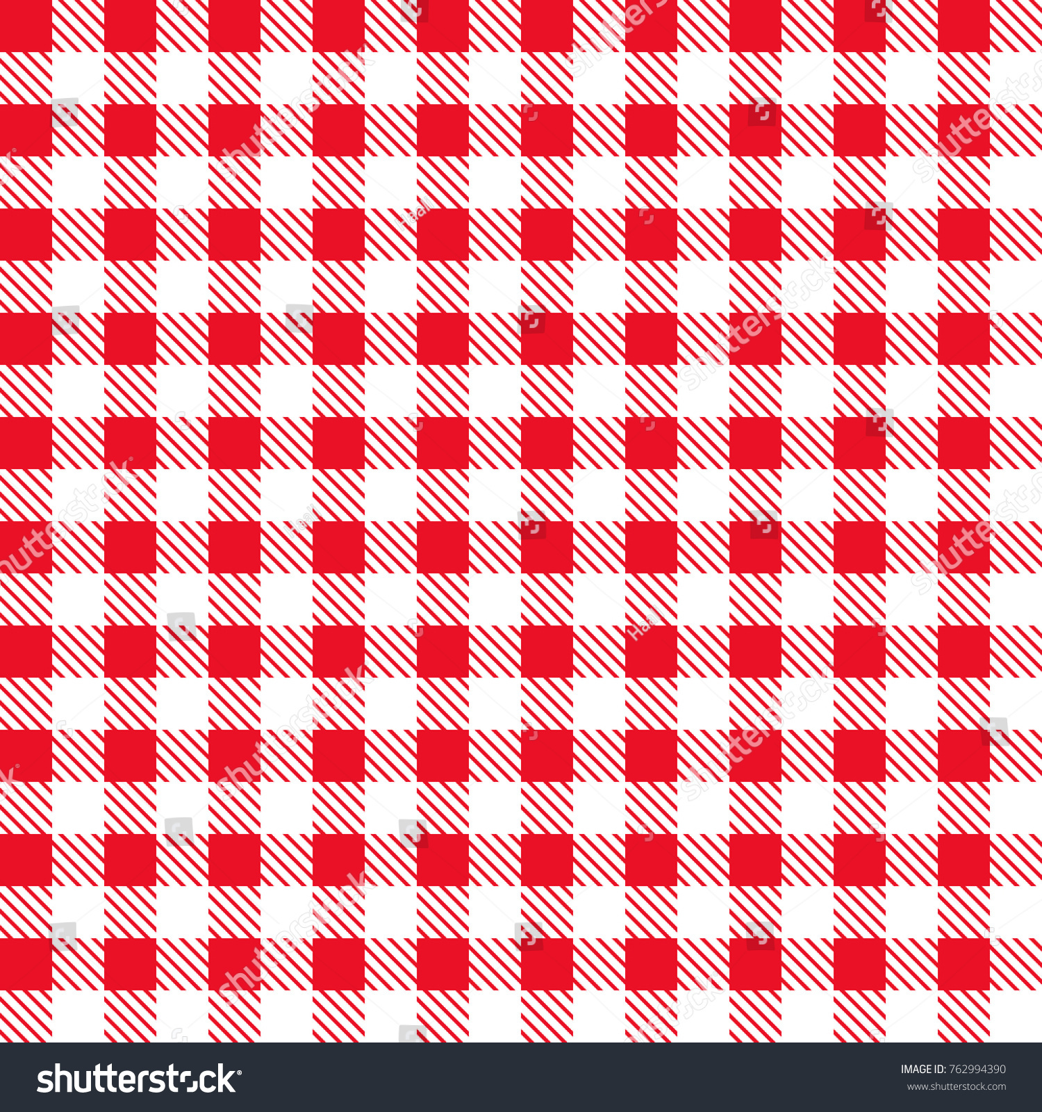 Tablecloth Pattern Vector Red and white tablecloth pattern. Vector illustration. Seamless ...