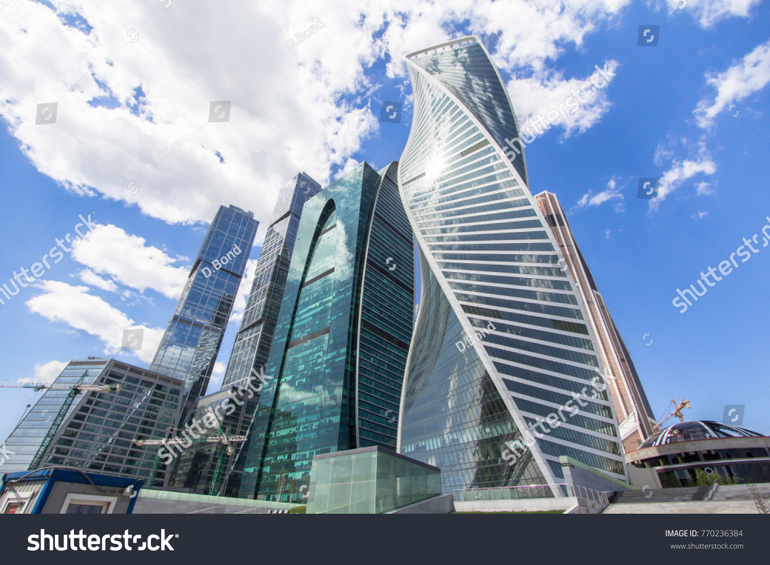 View of the Moscow International Business Center  Russia