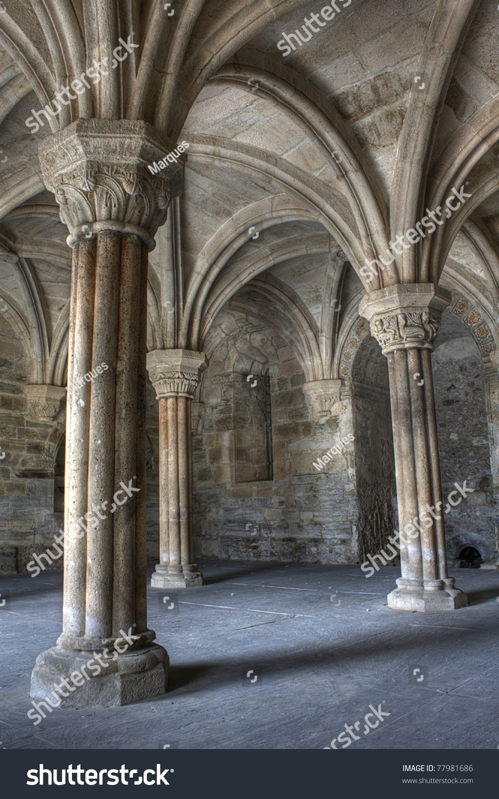 Inside Carracedo Monastery   Leon