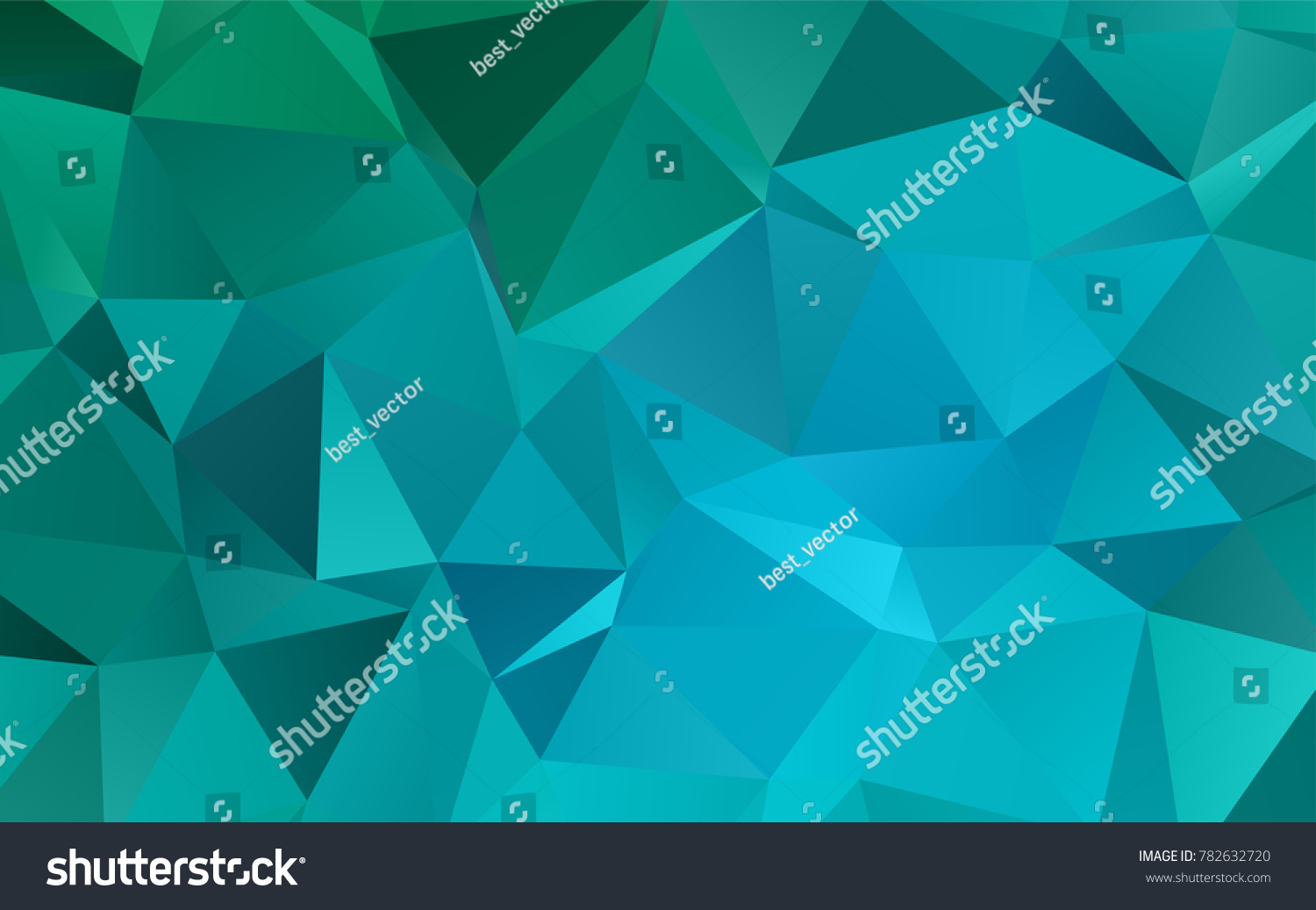 Light BLUE vector abstract polygonal background. Modern geometrical abstract illustration with gradient. The completely new template can be used for your brand book.