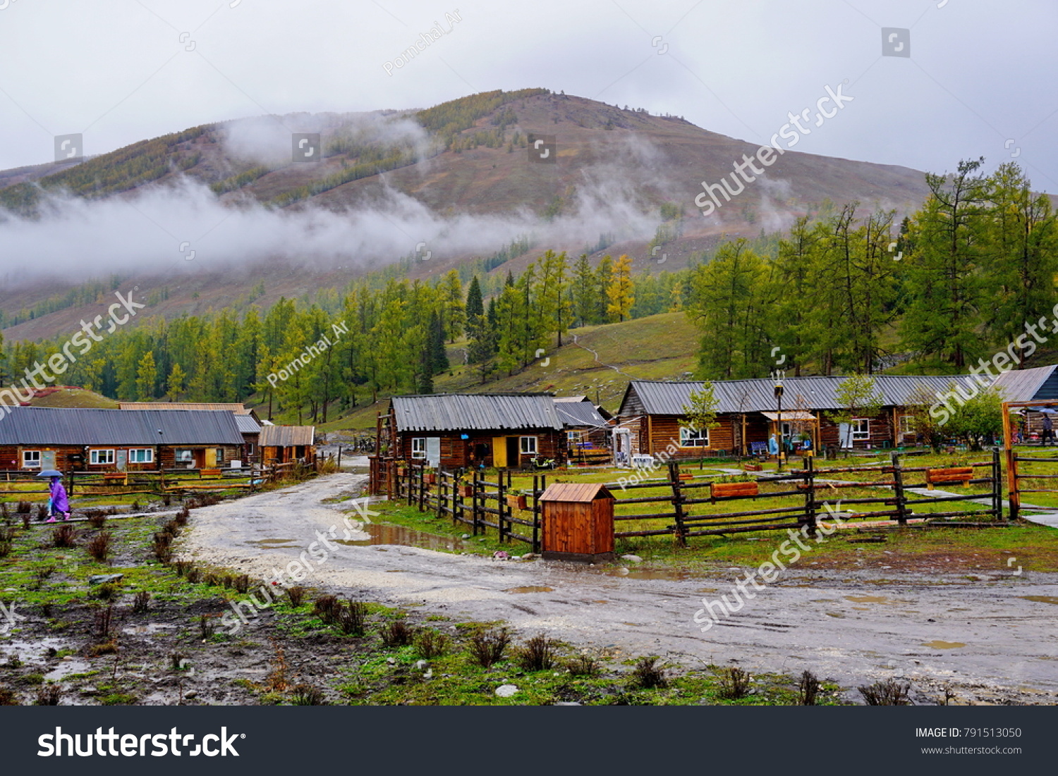 Kanas Old Village  Kanas Nature Reserve  Xinjiang  China
