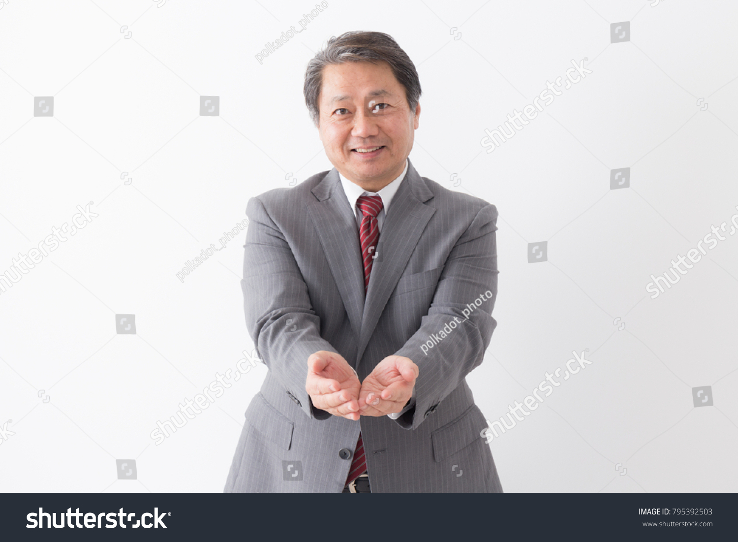 asian senior businessman