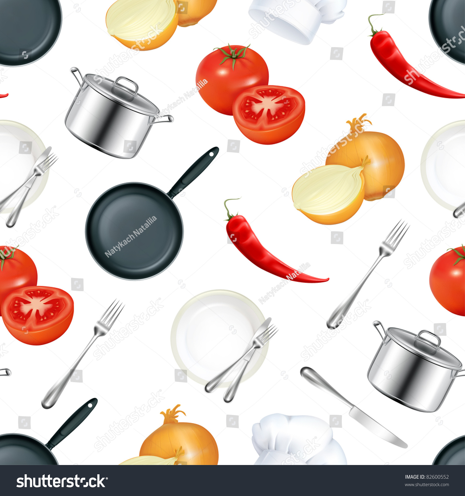 Background Kitchen  seamless