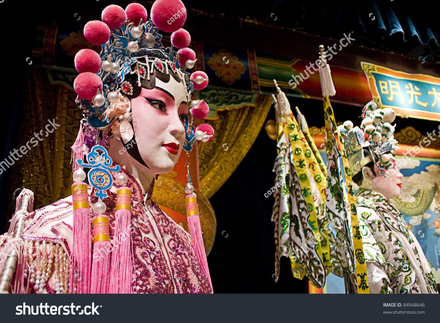 chinese opera dummy  it is a toy not real man