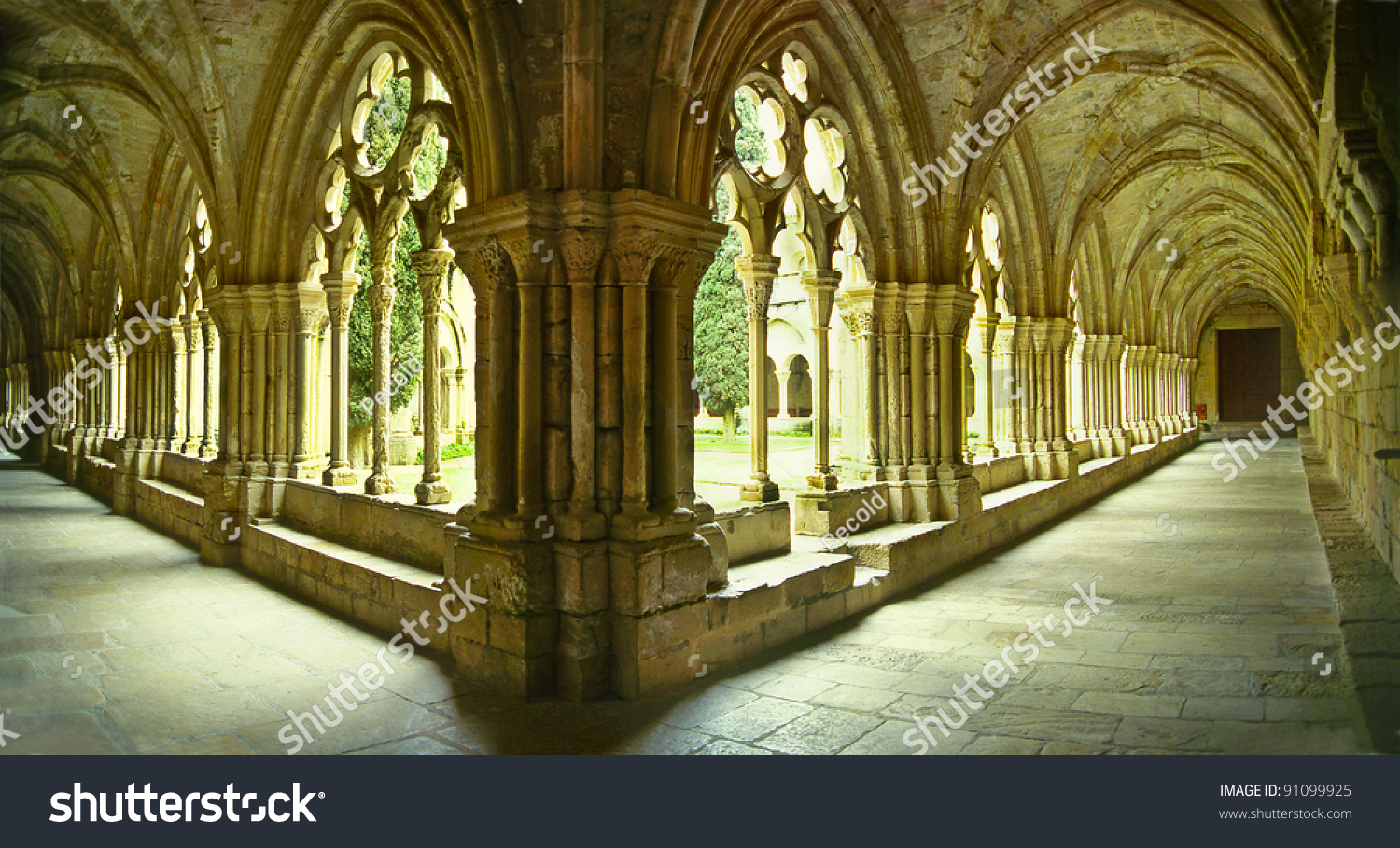 The Royal Abbey of Santa Maria de Poblet  Spain  UNESCO World Heritage Site - This Cistercian abbey in Catalonia is one of the largest in Spain. At its centre is a 12th-century church.