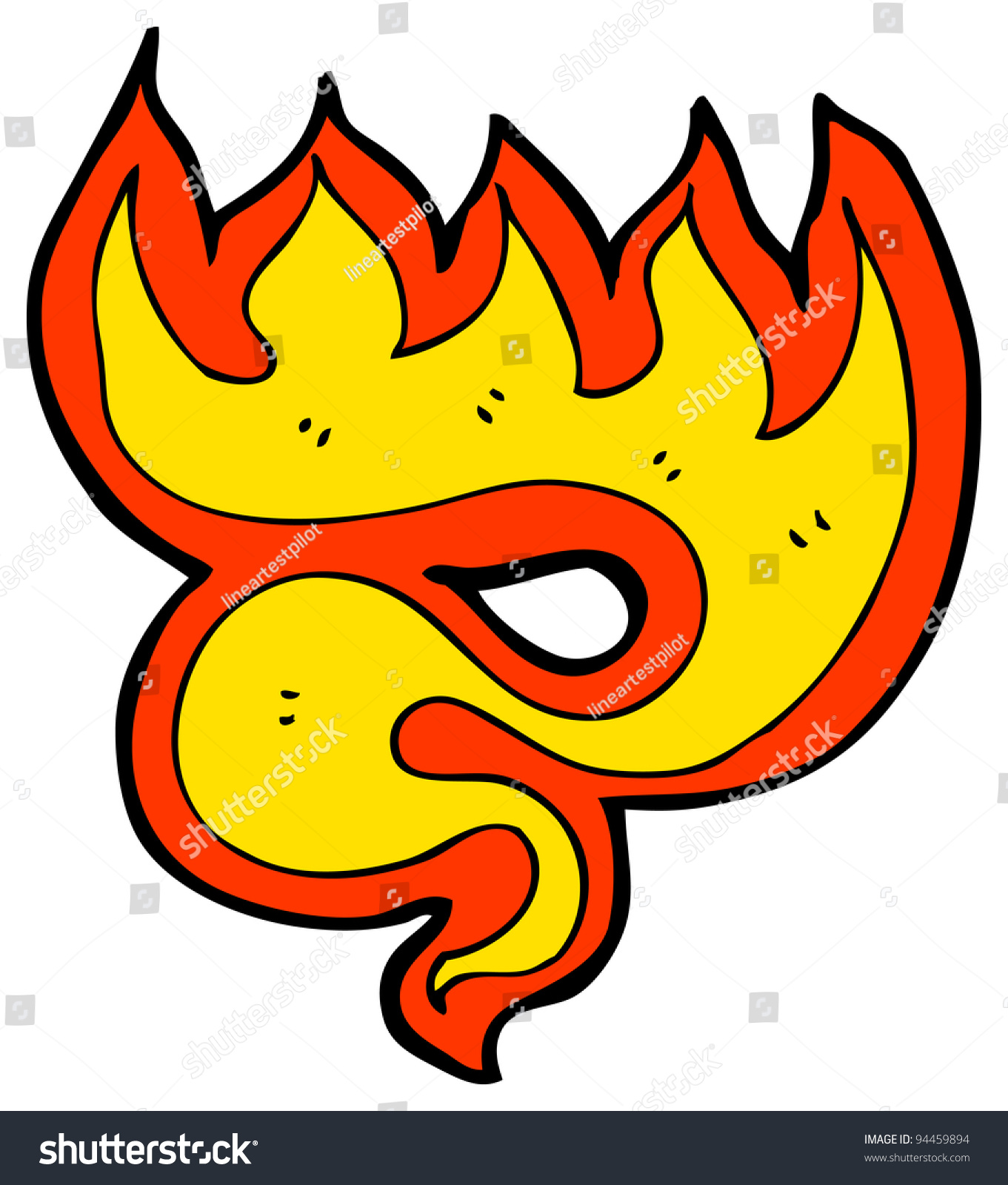 fire cartoon element