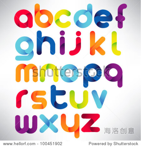 creative three dimensional alphabet set - 站酷海洛