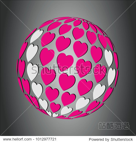 ppy valentine's day design symbols heart pink c