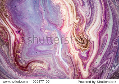 Trendy color- Ultra Violet. Traditional Ottoman Turkish marbling art. EBRU- Ancient oriental drawing technique. Natural Luxury