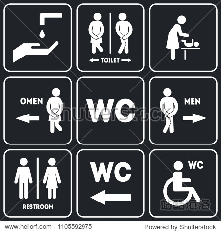 vector illustration of information signage