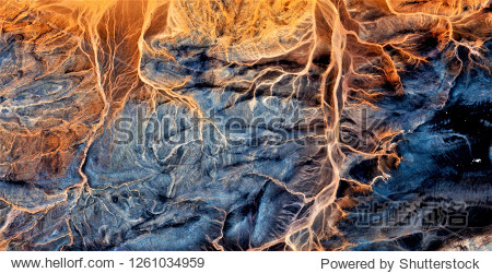electric storm allegory tribute to Pollock abstract photography of the deserts of Africa from the air aerial view abstract expressionism contemporary photographic art abstract naturalism