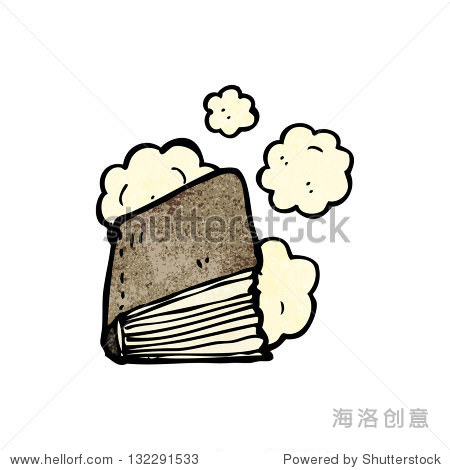 dusty old book cartoon - 图片素材 - 站酷海洛plus正版图片, 视频