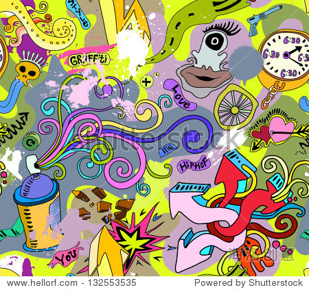 graffiti wall art background.