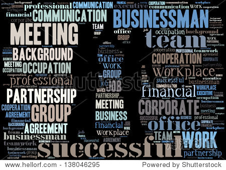 business team cheering for success info-text graphics and
