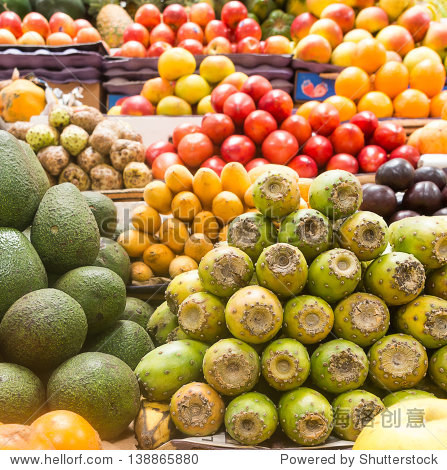 fresh fruits at a market - 站酷海洛正版图片, 视频, 音乐素材交易