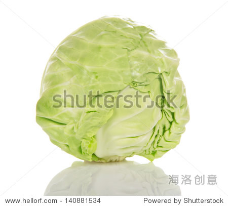 the white cabbage isolated on white - 图片素材 - 站酷海洛plus