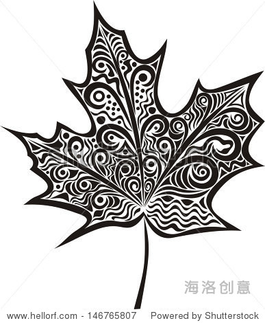 leaf pattern vector illustration