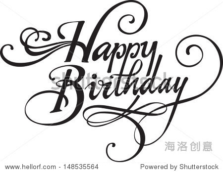happy birthday - 站酷海洛 - 正版图片,视频,字体,音乐素材交易平台