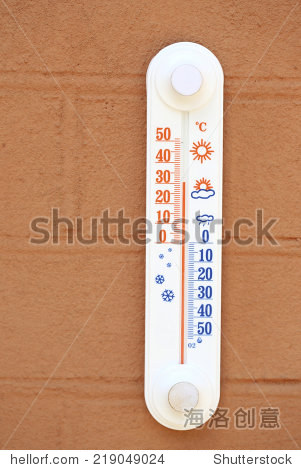 thermometer on wall outside - 图片素材 - 站酷海洛plus正版计