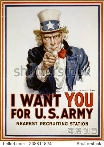uncle sam i want you us army recruiting post