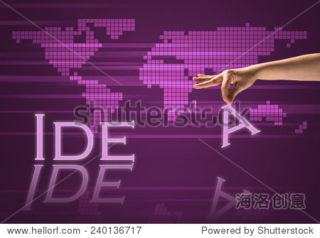 close up of businessman hand picking character of work-站酷海洛