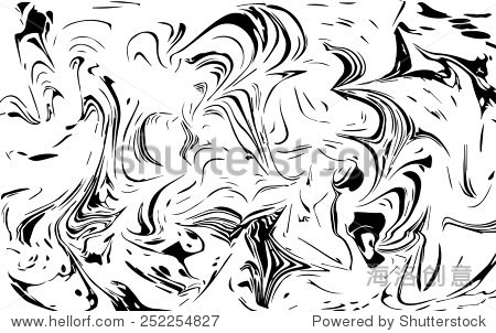 黑白惊人的艺术品纹理ebru,利用水抽象背景