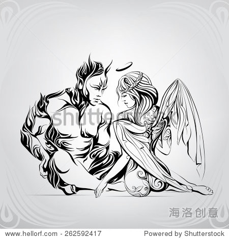 passion between an angel and the demon - 站酷海