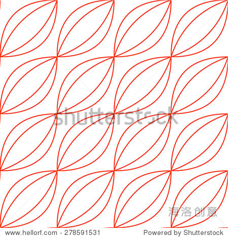 vector seamless pattern and modern style textures, lines oval