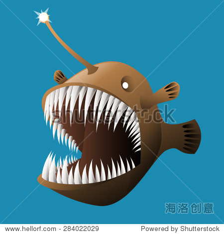 scary fish with sharp teeth