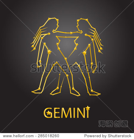 gemini zodiac signs - 站酷海洛正版图片, 视频, 音乐素材交易平台