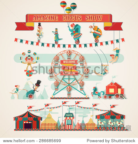 amazing circus show elements - 站酷海洛正版图片, 视频, 音乐素材