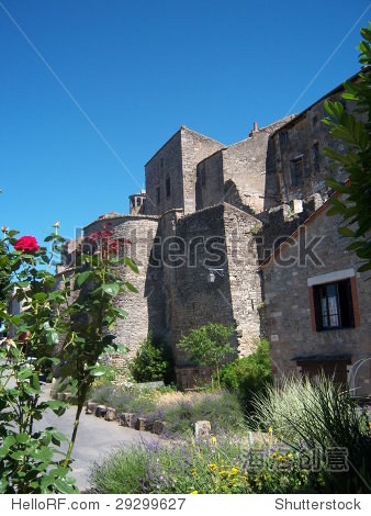 the medieval village of cordes-sur-ciel in france.