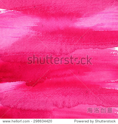 Pink watercolor artistic texture with washes brush strokes and stains. High quality expressive backdrop.