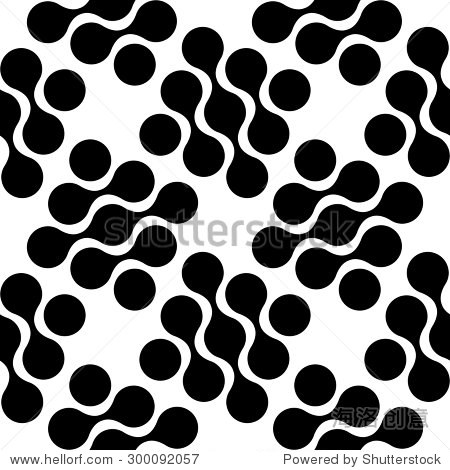 seamless curved shape pattern.