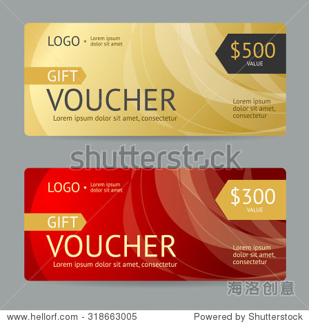 gift voucher template. luxury design.