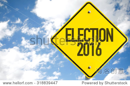 election 2016 sign with sky background - 站酷海洛正版图片, 视频