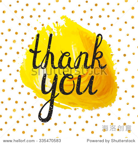 thankyouinscriptiononyellowacrylstainbackgroundandgoldenseamless