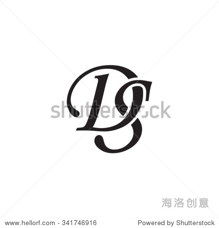 ds initial monogram logo - 站酷海洛正版图片, 视频, 音乐素材交易