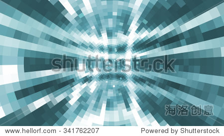 Bright abstract mosaic blue background with gl