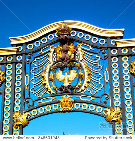 in london england the old metal gate royal palace