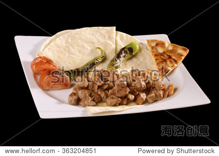 lamb shish kebab or thin skewers - 站酷海洛正版图片, 视频, 音乐