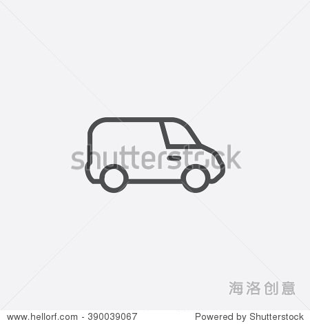 line van icon - 站酷海洛正版图片, 视频, 音乐素材交易平台