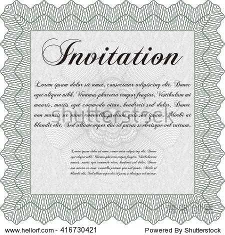 mailed invitation图片