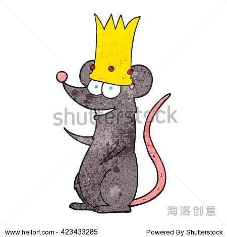 freehand textured cartoon rat king - 站酷海洛正版图片, 视频